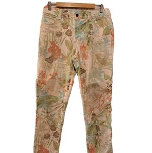 Chico's Fabulously Slimming Folk Floral Ankle Pants